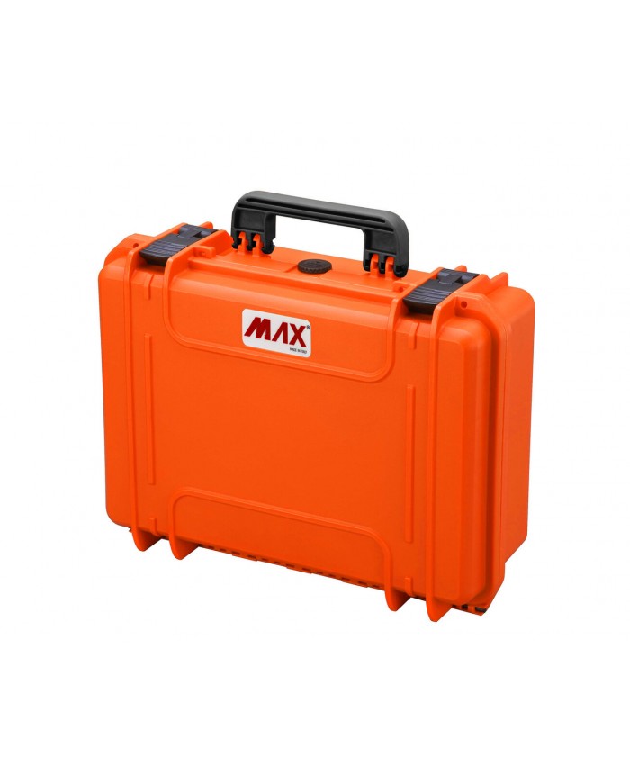 Max 430 ORANGE Hard Case with Padded Dividers