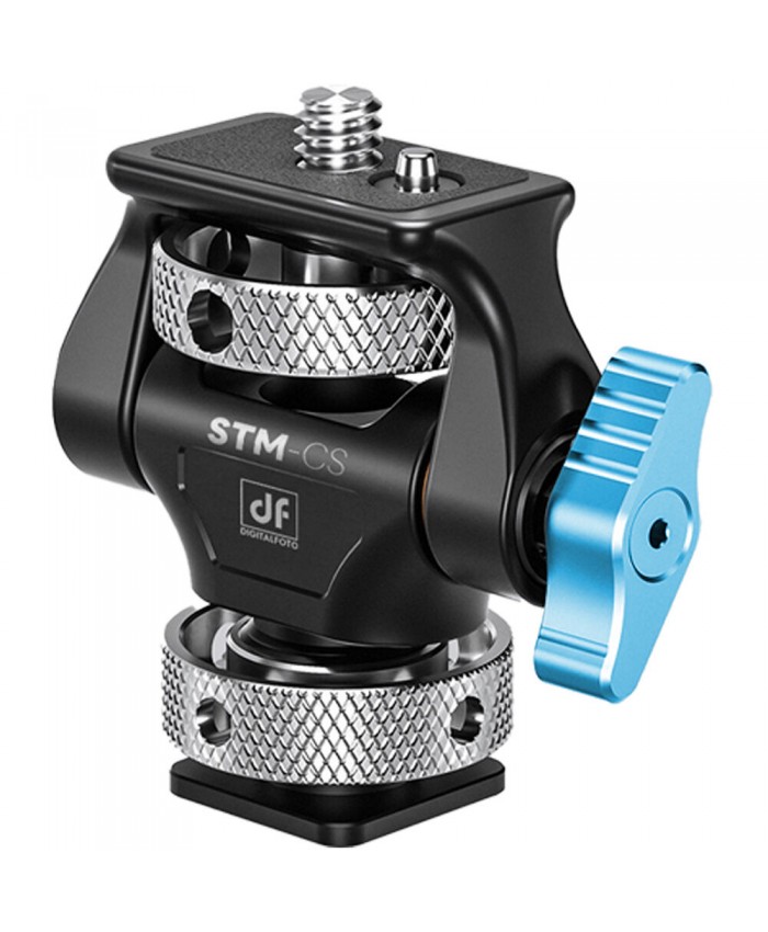 DigitalFoto Solution Limited Swivel and Tilt Adjustable Monitor Mount with Cold Shoe Mount