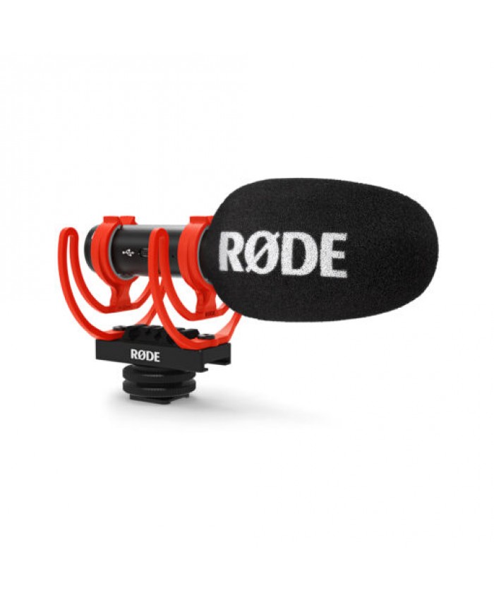 Rode VideoMic GO II Ultracompact Analog/USB Camera-Mount Shotgun Microphone