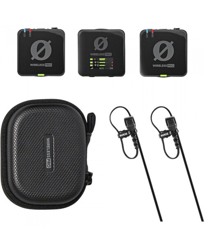 RODE Wireless PRO 2-Person Clip-On Wireless Microphone System/Recorder with Lavaliers