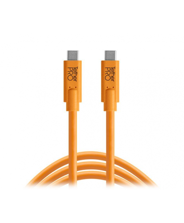 Tether Tools TetherPro USB Type-C Male to USB Type-C Male Cable 4.5m Black CUC15-ORG