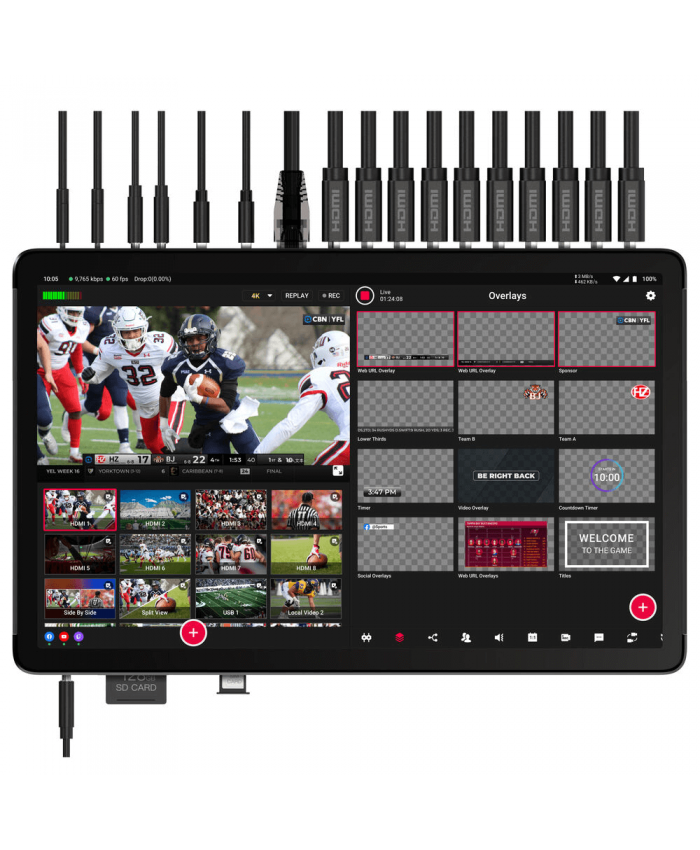 Yolobox Extreme All-in-One Multi-Camera Live Streaming and Switching System